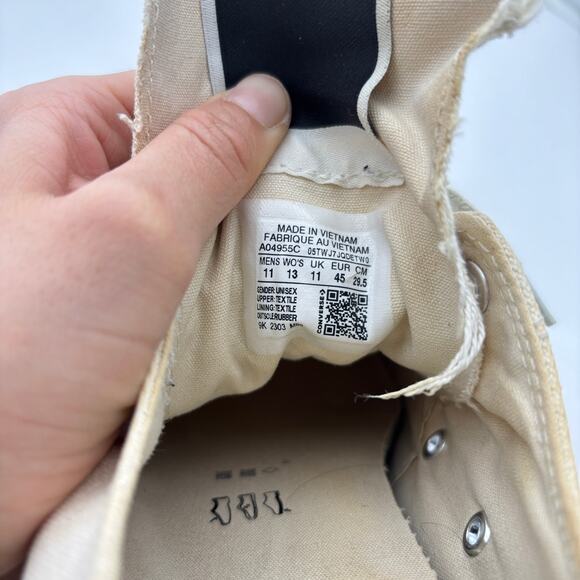 Converse DRKSHDW DBL DRKSTAR Ox Rick Owens Platform Shoes Men's 11 - Picture 8 of 16